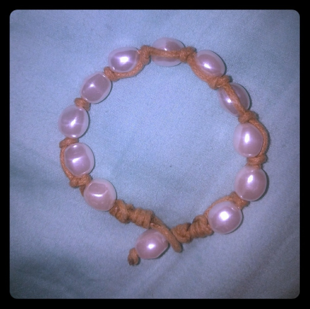 handmade pear bracelet